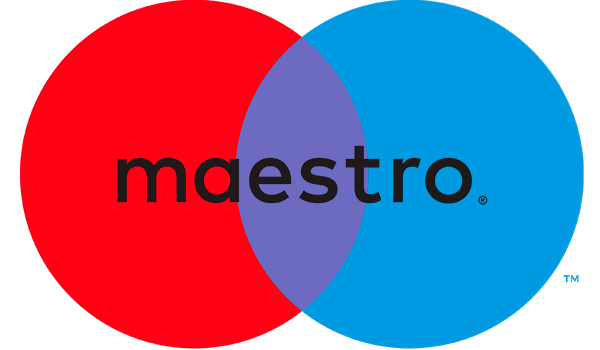 Maestro logo representing one of the accepted payment options in Ireowo’s adult POS solutions.