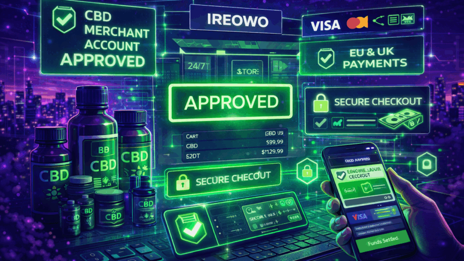 CBD merchant account approved with secure checkout and Visa Mastercard payments for CBD businesses in Europe and the UK